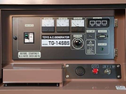 Дизельный генератор TOYO TG-14SBS - миниатюра 2